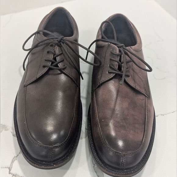 New Abeo Bio Shoes Brown Oxford Lace Up Leather Dress Casual Comfort Size 9 Walk main image 8